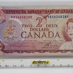 Canada $2 Bill 1974 *Replacement : Lawson/Bouey # *BX6348289