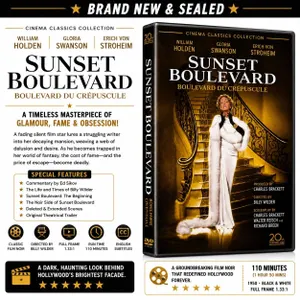 NEW DVD "SUNSET BOULEVARD" WILLIAM HOLDEN 1950