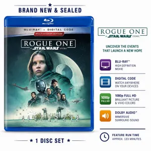NEW BLU-RAY "ROGUE ONE: A STAR WARS STORY" 2016