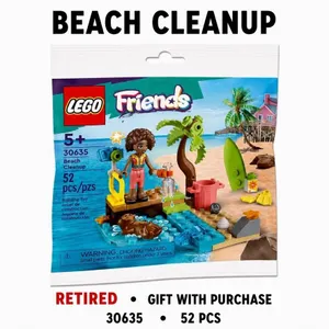 NEW LEGO FRIENDS BEACH CLEANUP RETIRED GWP
