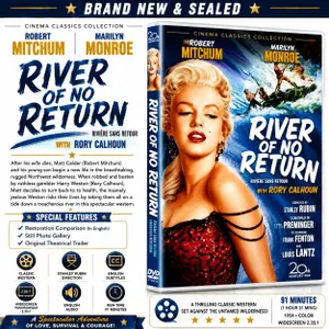 NEW DVD "RIVER OF NO RETURN" MARILYN MONROE 1954