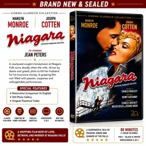 NEW DVD "NIAGARA" MARILYN MONROE 1953