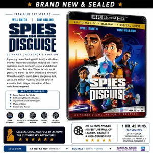 NEW 4K UHD + BLU-RAY "SPIES IN DISGUISE" 2019