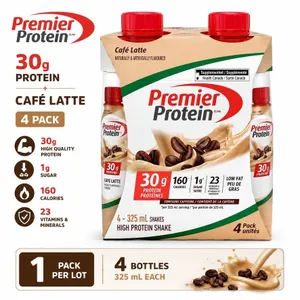 PREMIER PROTEIN 30G CAFA LATTE 4 PK BB 07/26