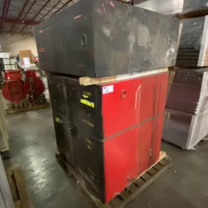 GROUP OF 3 METAL 2 DOOR FLAMMABLE LIQUID STORAGE CABINETS