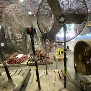 3 HEAVY DUTY INDUSTRIAL FLOOR FANS