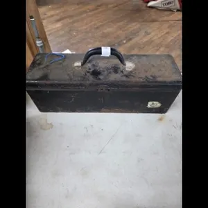 Vintage John Deere Metal Toolbox
