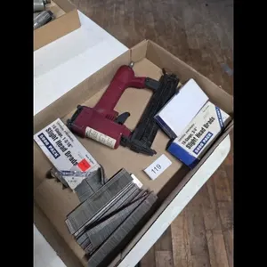 Central Pneumatic 18-Gauge Brad Nailer with 2 Boxe