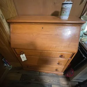 Vintage Secretary Desk 32"L x 16"W x 44"H