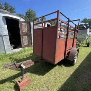 Small Bumper Pull Cattle Trailer 8ft L x 4ft W