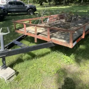 Bumper Pull 2-Axle Trailer 16ft w/Ramps