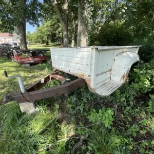 Vintage Bumper Pull Ford Pickup Bed Trailer