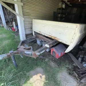 Vintage Bumper Pull Chevy Pickup Bed Trailer