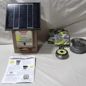 Parmak Solar Fence Charger, Wire & Insulators
