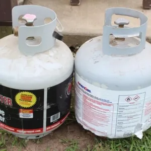 2 Empty Propane Cylinders
