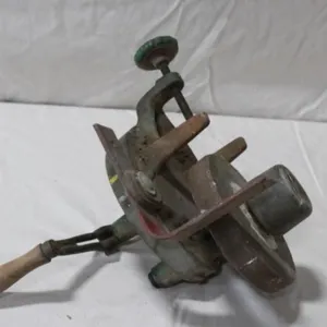 Vintage Hand Crank Bench Grinder