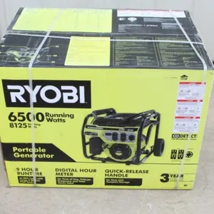 Ryobi 6500 Running Watts Portable Generator (new)