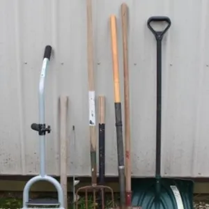 Shovels, Pitch Fork, Axe, Sledge & More...