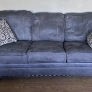 Leather Couch W/ Studs