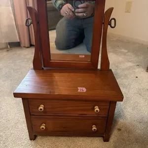 Small antique jewelry, chest or doll dresser