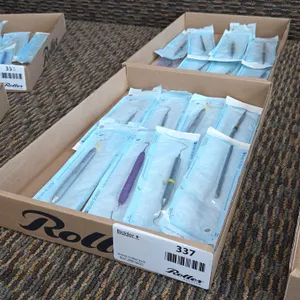 Tray of Hygienist Scalers