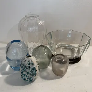 Assorted Art Glass, Crystal & Decorative Vases – 6 Pieces