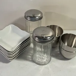 Assorted Vintage Porcelain, Pewter & Glass Serveware – 13 Pieces