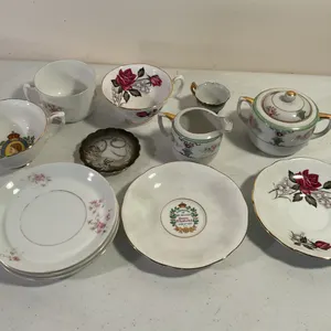 Assorted Fine China & Porcelain Tableware – 13 Pieces