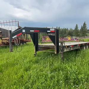 2009 RAINBOW EXPRESS 26' TRIDEM GOOSENECK FLATDECK TRAILER