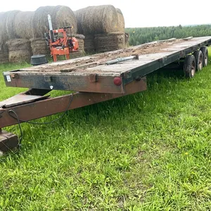 SHOPBUILT 25' BP TRIDEM FLATDECK TRAILER