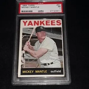 1964 Topps Mickey Mantle PSA 1