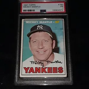 1967 Topps Mickey Mantle PSA 1