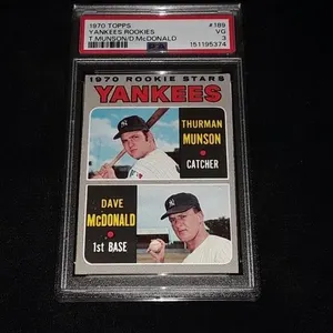 1970 Topps Thurman Munson RC PSA 3