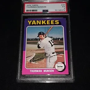 1975 Topps Thurman Munson PSA 5