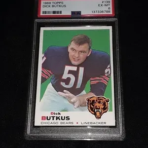 1969 Topps Dick Butkus PSA 6
