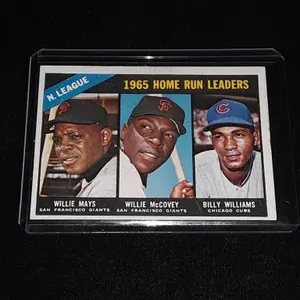 1966 Topps Willie McCovey / Willie Mays / Williams