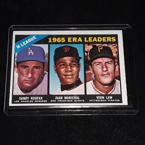 1966 Topps Koufax / Marichal / Vern Law