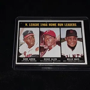1967 Topps Hank Aaron / Willie Mays / Richie Allen