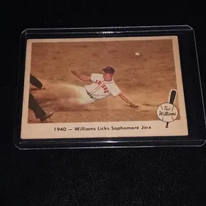 1959 Fleer Ted Williams Licks Sophomore Jinx