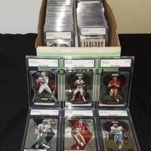 100 Card Graded Lot Montana Namath Unitas Rice