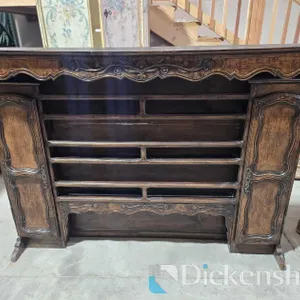 ANTIQUE CREDENZA BACK BAR