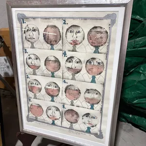FRAMED ARTWORK “COMING OUT” BY BARTON LIDICE BENES