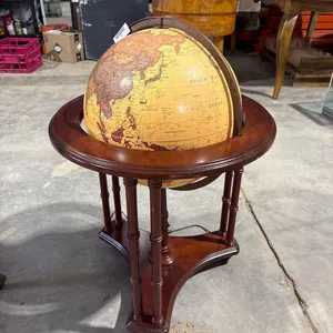 LIGHT UP GLOBE WITH STAND ON CASTERS