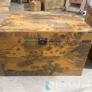 CHINESE HAND PAINTED TRUNKS, QTY (2)