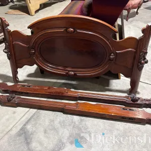 VICTORIAN RENAISSANCE REVIVAL BED FRAME