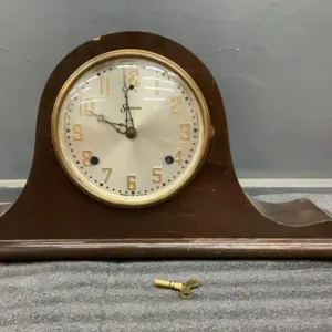 ANTIQUE SESSIONS MANTLE WOODEN CLOCK