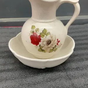 SMALL WATER PITCHER & BOWL
