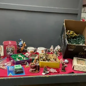 (2) BOXES OF CHRISTMAS DECOR