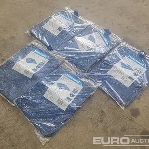 Unused Silverline 1.8 x 2.4m Tarps (8 of) 