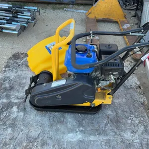 Ducar 196cc Plate Compactor with Water Attachment and Wheel Transport System.